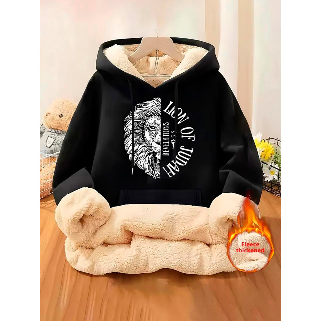 Moletom Feminino Moletom Canguru Premium Peluciado Flanelado Com Gorro Exclusivo Femininos Preto