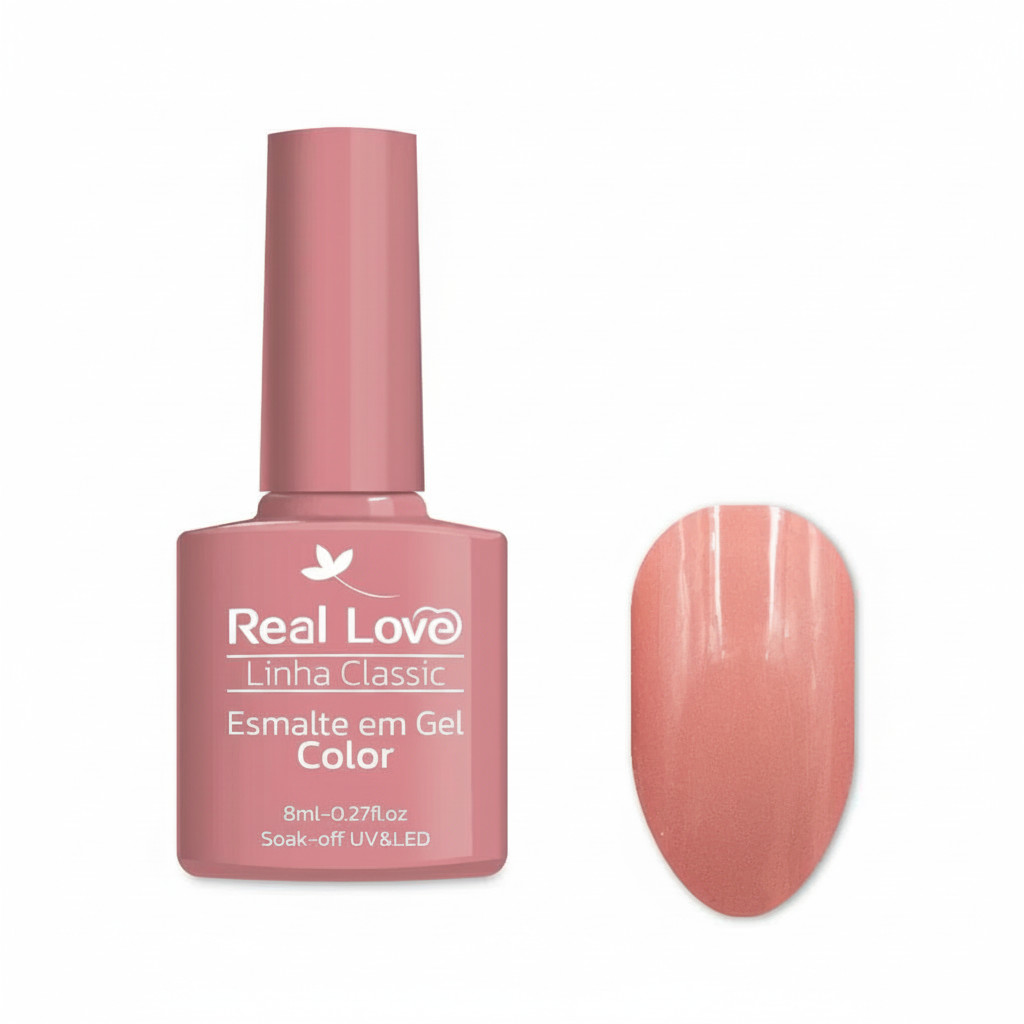 Esmalte em Gel 8ml Linha Classic Real Love – Brilho Intenso e Alta Durabilidade N-011