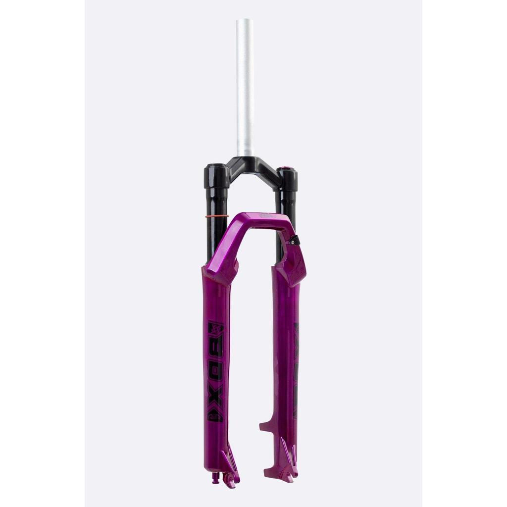 Suspensão Bike HUPI BOX Espiga Reta 100mm Aro 26, 27.5 e 29 Roxo