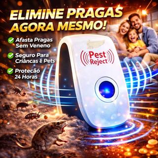 Repelente Eletrônico Ultrassônico Mosca Pernilongos Baratas Morcegos repele e Espanta Ratos
