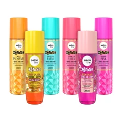 Kit Xêrosa Body Splash Verão Árabe, Poder das Divas, Poder Pink, Miss Radiante, Beleza Fatal e Viva La Vida