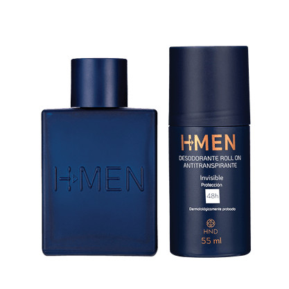 H-MEN DESODORANTE ROLL-ON 120G + COLÔNIA H-MEN 75ML