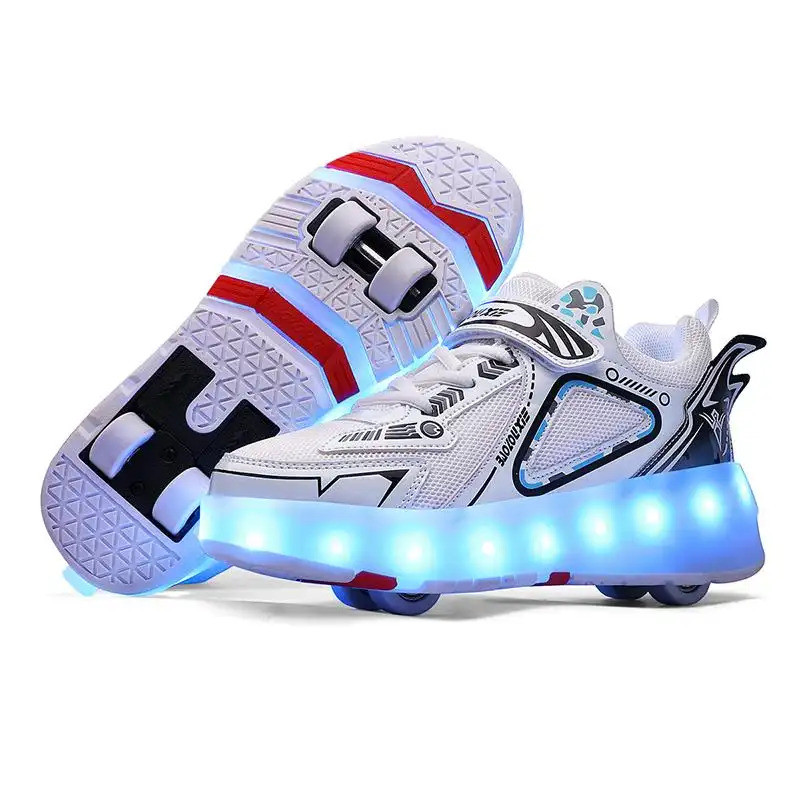 Patins de Quatro Rodas para Meninas, Patins para Crianças e Adultos, Esportes ao Ar Livre, Patins com Rodas Removíveis,