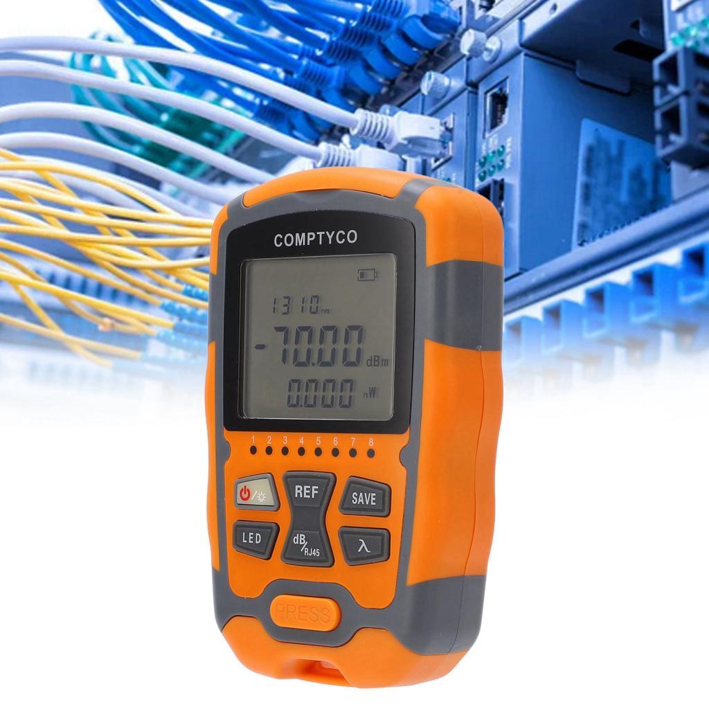 Medidor De Energia Óptica De Fibra , Testador De Cabo Óptico , Alta Precisão , 7 Comprimentos De Onda Com LED , Localiza