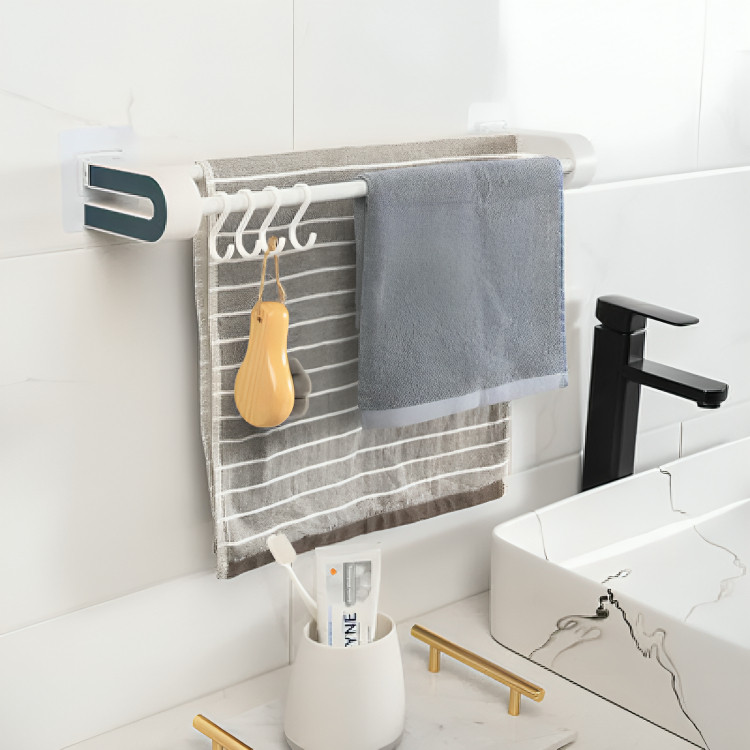 Suporte Porta Toalhas Adesivo Banheiro Box Cozinha Porta Toalha Adesivo Para Banheiro Suporte De Toalha Multiuso