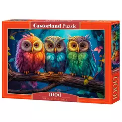 Puzzle 1000 Peças Três Corujas - Castorland Importado 1051752 Puzzle 1000 Peças Três Corujas Castorland 105175