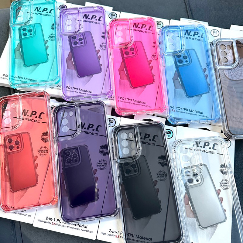 Capa Space 2 em 1 Silicone com acrílico Anti Impacto Para Motorola G22 / G31 / G32 / G41 / G42 nova geração com proteção
