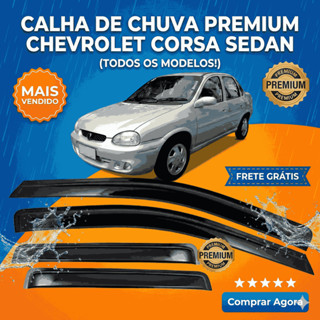 Defletor Calha de Chuva Corsa Classic 1994 a 2015 4 Portas Ecoflex em Oferta na Shopee