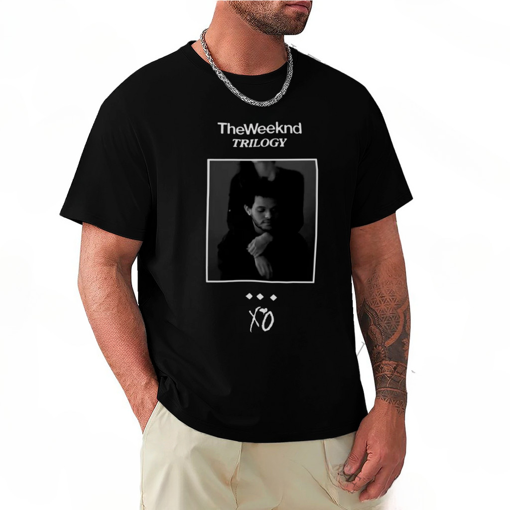 [Camiseta Premium em Algodão Puro]GXG Camiseta Masculina Preta Gorila Roxo Blusa preta de Algodão