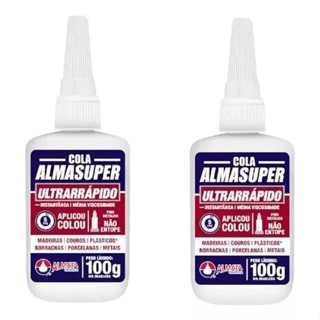 Kit 2 Super Cola Almasuper Ultra-rapida 100g em Oferta na Shopee