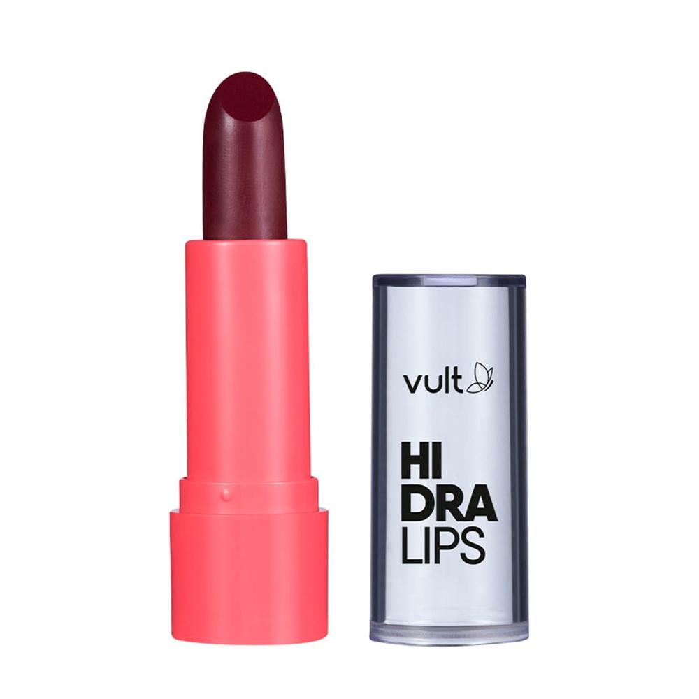 Vult Hidra Lips Batom Cremoso Vinho Intenso 3,6g em Oferta na Shopee