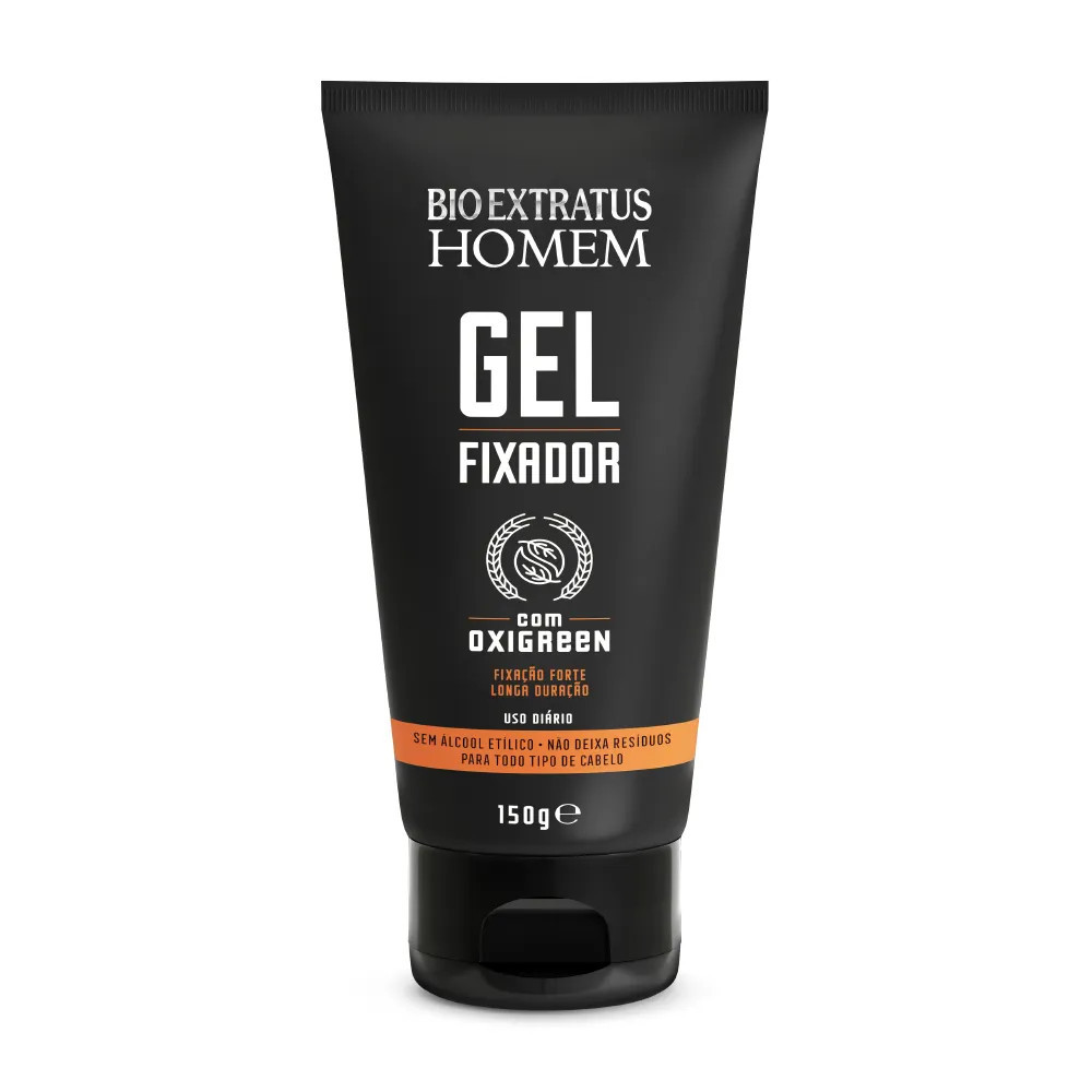 Gel Fixador Homem Cabelo & Barba Oxigreen 150g Bio Extratus