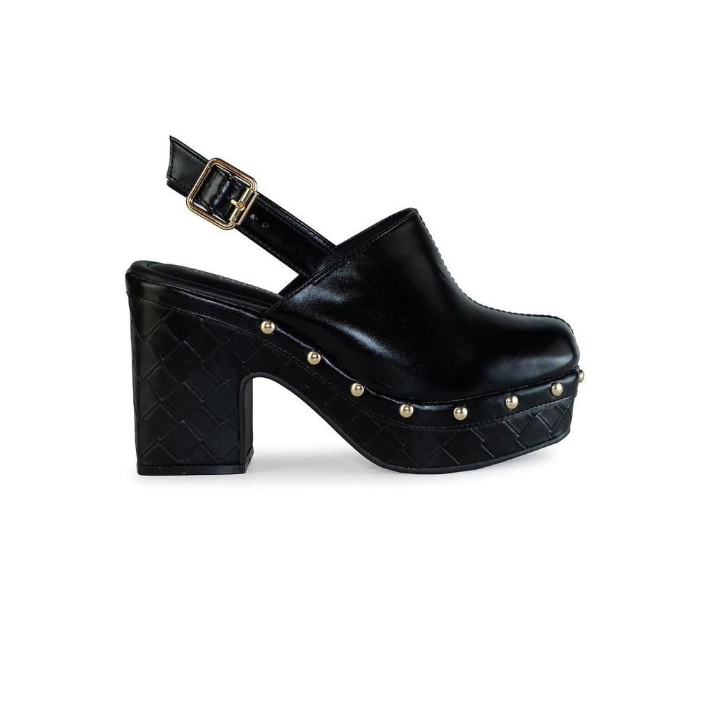 Clog Bebecê com Fivela e Detalhes em Metal em Oferta na Shopee