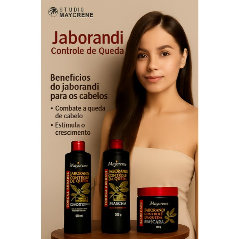 LINA CAPILAR JABORANDI Controle de Queda , Crescimento e fortalecimento Capilar