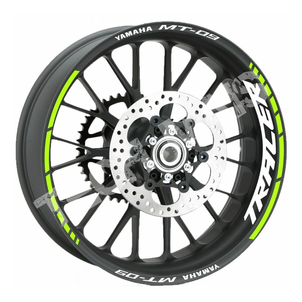 Kit Adesivos Refletivo Roda Friso Yamaha Moto Mt-09 Tracer 900 GT