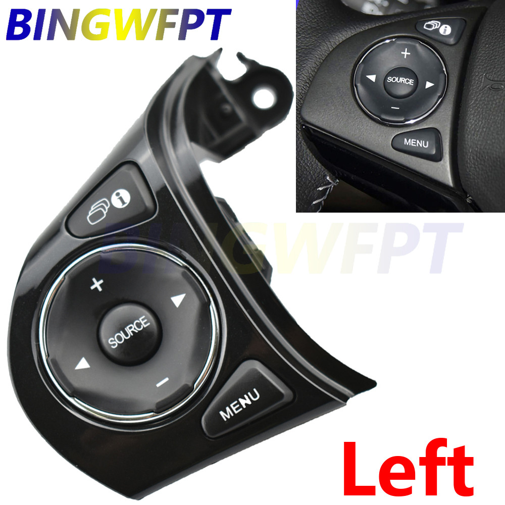 Novo Botão De Chave De Controle Multifuncional , Interruptor De Áudio Do Volante Para Honda Civic 2012-2015 1.8L 35880-T