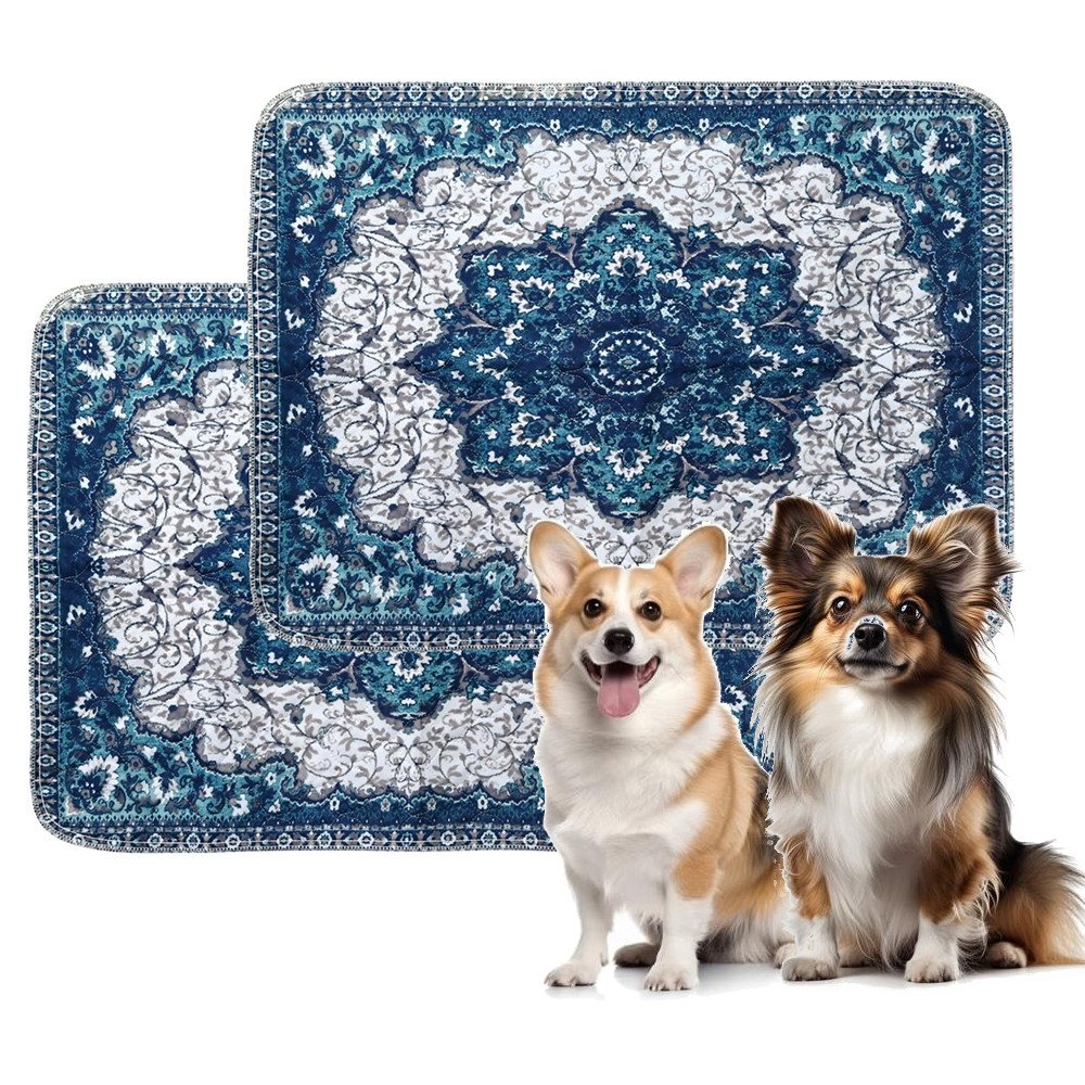 Newpet Kit 2 Tapete Higiênico Para Cães Lavável e Impermeável Tamanho Grande 80x60cm em Oferta na Shopee