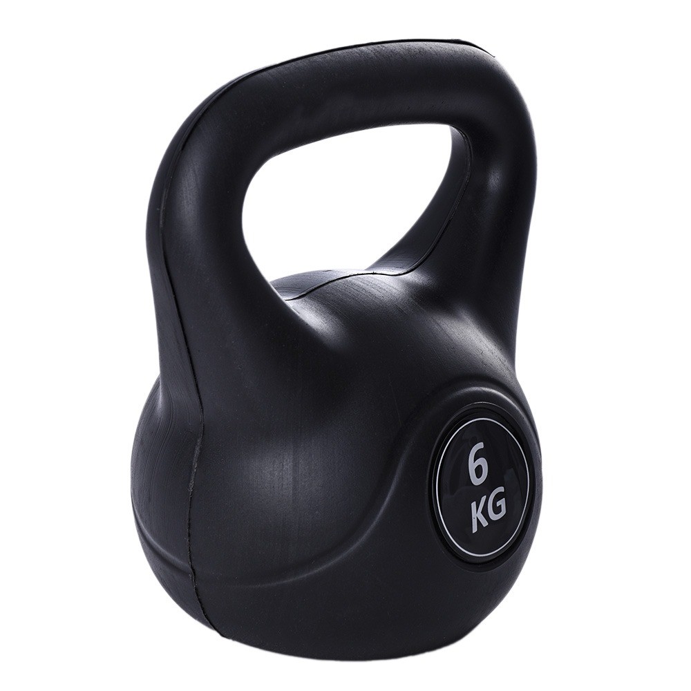 Kettlebell Ahead Sports 6 Kg Para Fitness E Crossfit Preto Preto