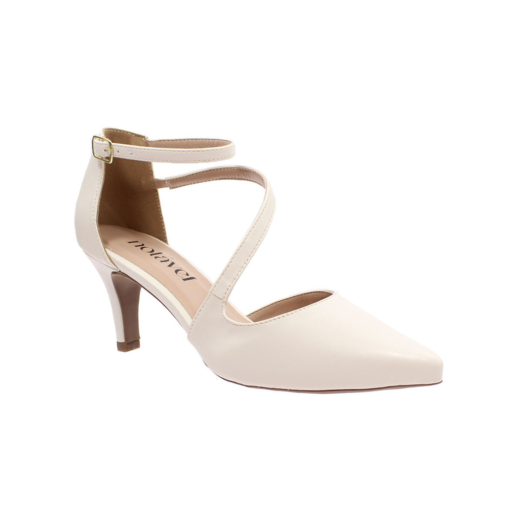Scarpin Sapato Feminino Salto Baixo Bico Fino Confortável — imagem 2 de 2