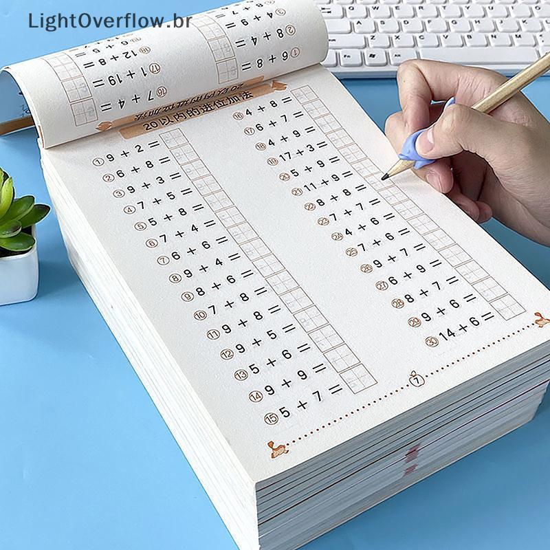 Livro De Aprendizagem De Matemática , Adição E Subtração Infantil Dentro De 10 A 100 Alunos , Livros De Exercícios Pré-E
