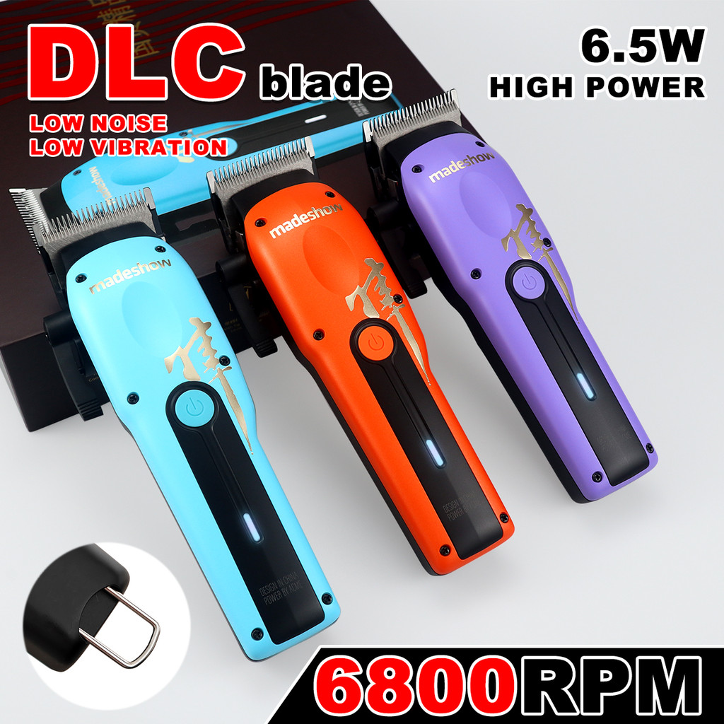 6800RPM 6.5W MADESHOW M15 Máquina De Cortar Cabelo Profissional Lâmina DLC Baixo Ruído Para Uso Em Salão De Beleza Corte