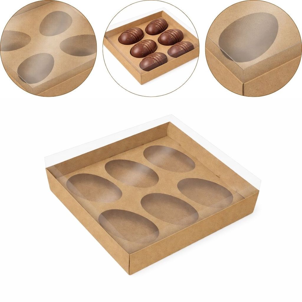 5 CAIXA P/ 6 OVOS 50GR KRAFT 8432-16 (KX) PÁSCOA 2026 em Oferta na Shopee