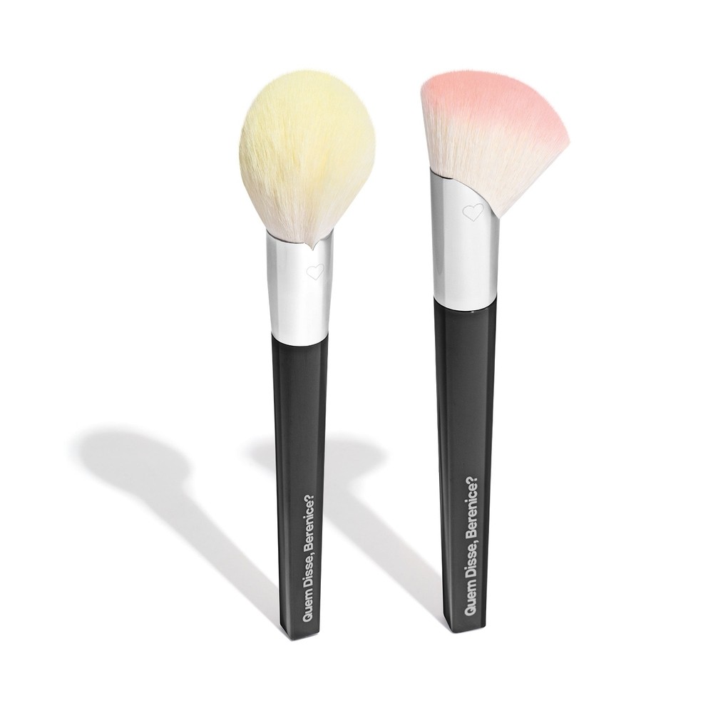 Combo Pincel De Maquiagem Multiefeitos + Pincel Multi Pó e Blush