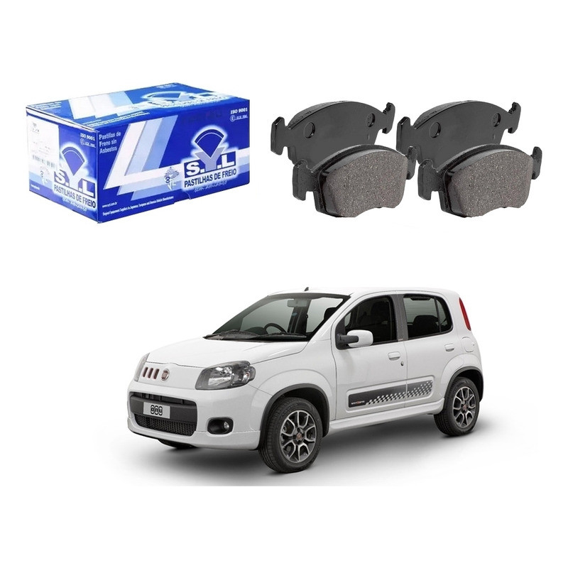 Pastilha Freio Dianteira. Novo Uno 1.0 1.4 2010 A 2016 em Oferta na Shopee