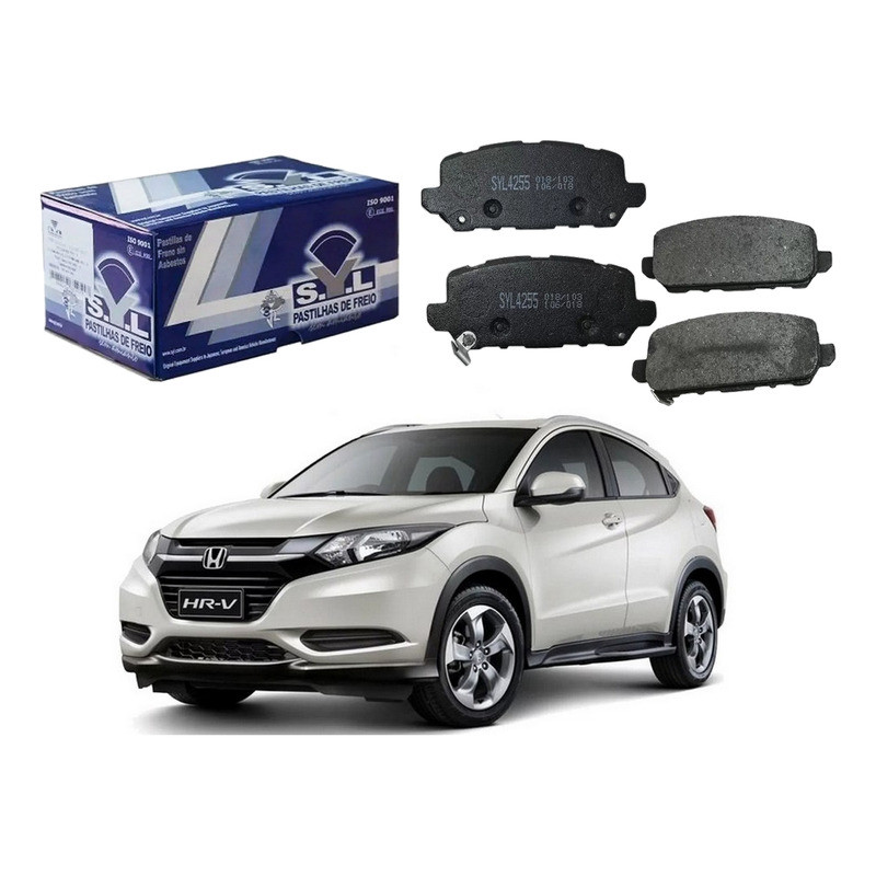 Pastilha Freio Traseira Hrv 1.8 2015 A 2017