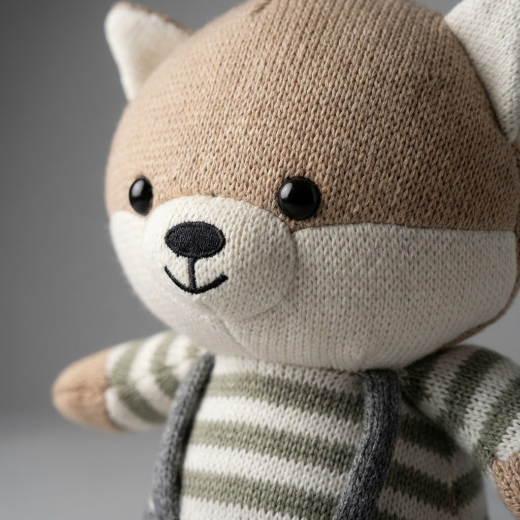 Bichinho De Pelúcia Estilo Amigurumi 26cm Decoração Quarto Bebê Safari Floresta Para Nicho — imagem 2 de 2