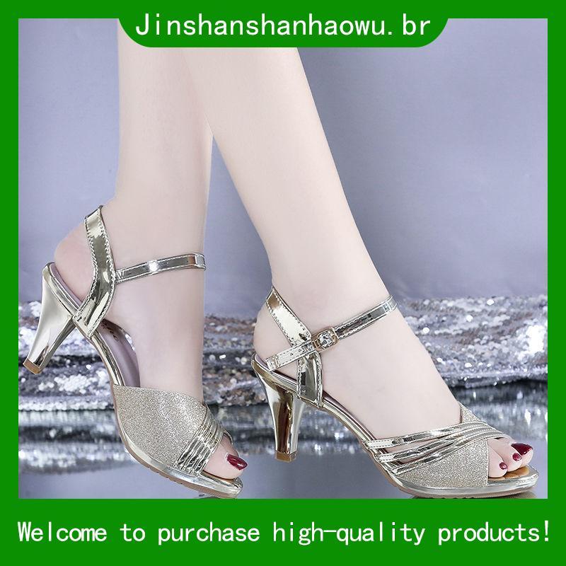 2023 novos sapatos de casamento coreanos de salto alto da moda