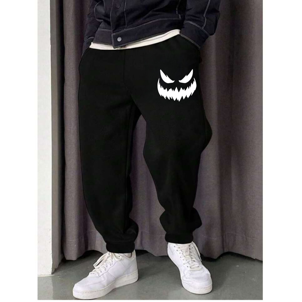 Calça Moletom Estampado Confortável Tecido Moda Estilosa Lançamento Básica Flanelada