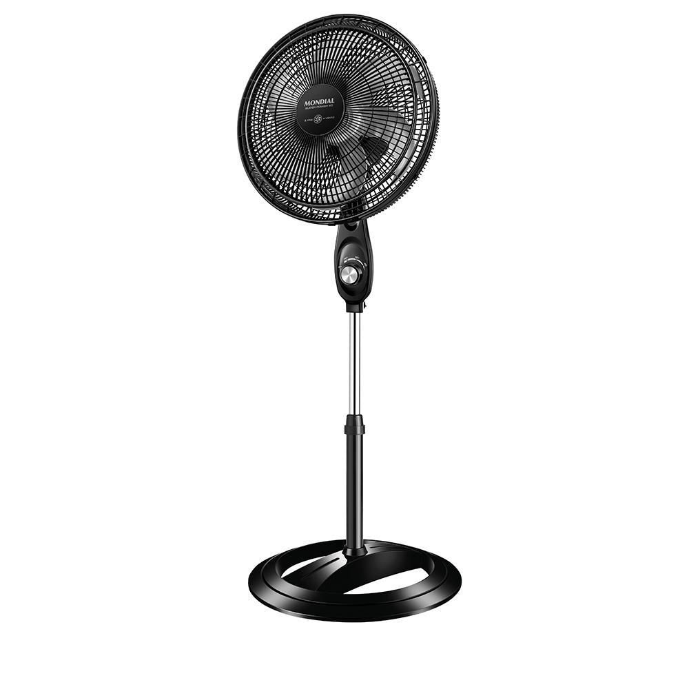 Ventilador Coluna 40cm Super Power Mondial Preto e Prata 140W VSP-40C-NB em Oferta na Shopee