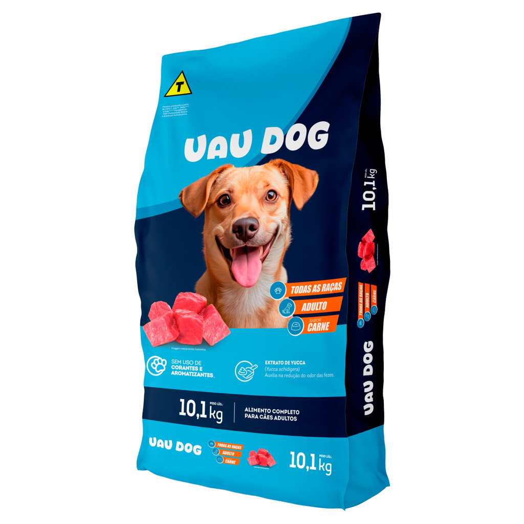 Ração Uau Dog 10kg Adulto Carne Todas As Raças em Oferta na Shopee