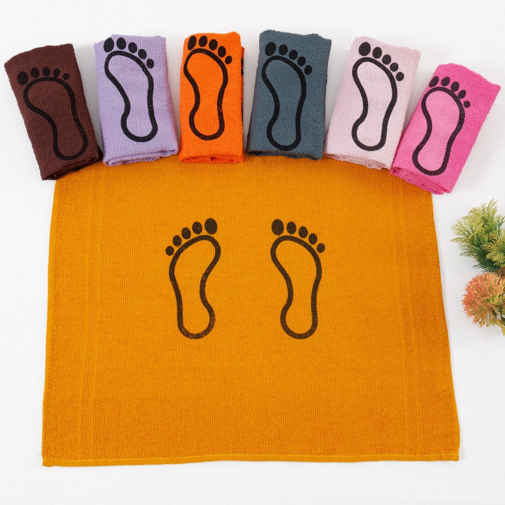 Kit 5 ou 10 Toalha de Piso Tapete Banheiro 100% Algodão 40x50cm em Oferta na Shopee