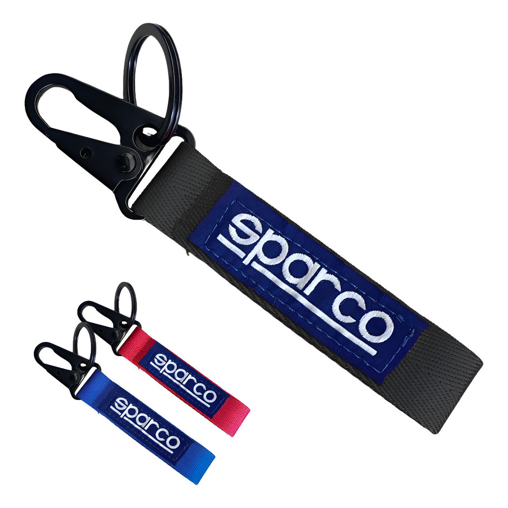 Chaveiro Automotivo Carro Moto Jdm Tecido Nylon Sparco em Oferta na Shopee