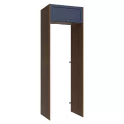 Porta-Geladeira 73 cm 1 Porta Basculante Rustic/Azul Vik Madesa