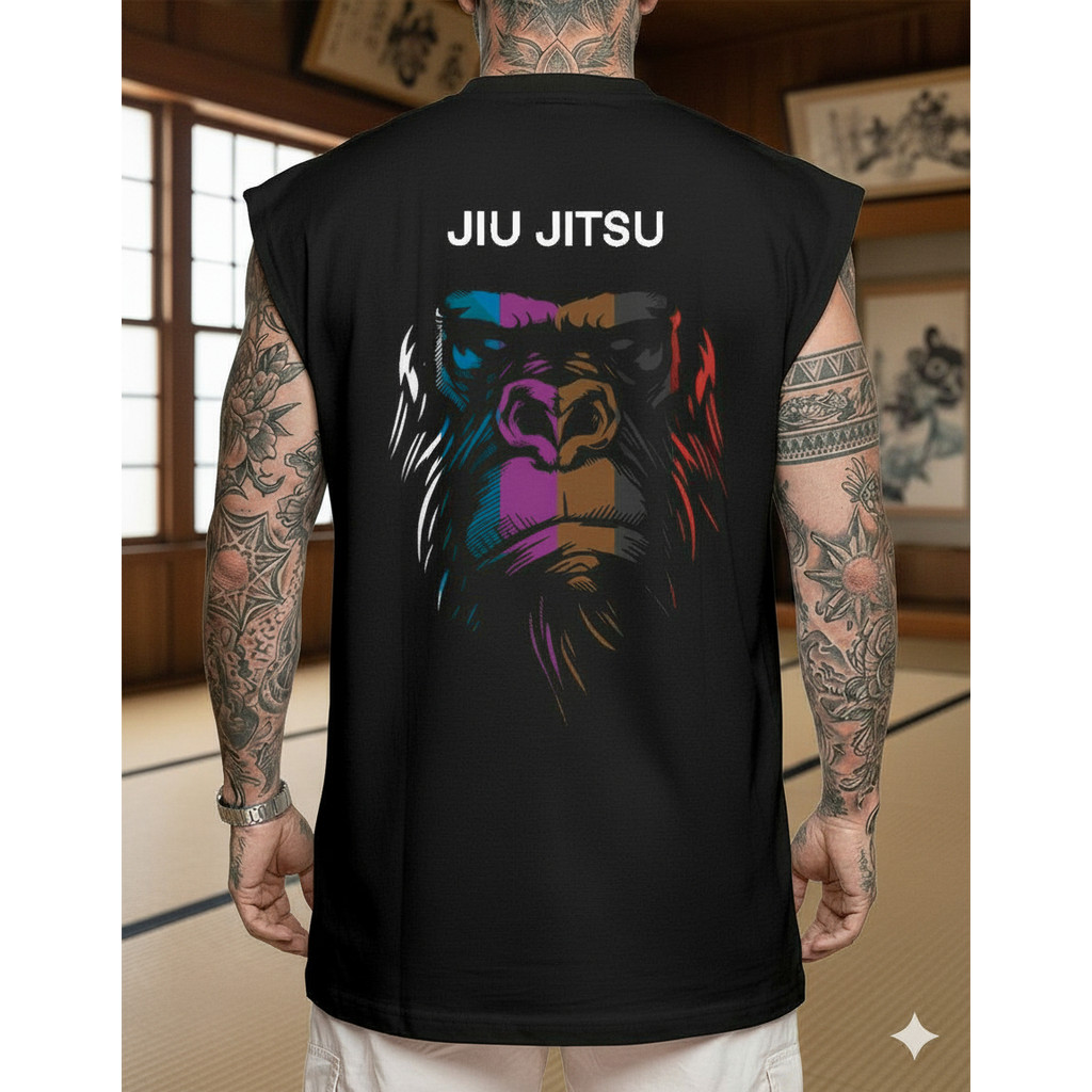 Regata Oversized Camiseta Jiu Jitsu Luta Esporte De Defesa