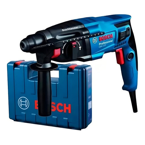 Martelete Perfurador 720W Bosch GBH 220 com 3 Modos de Operação