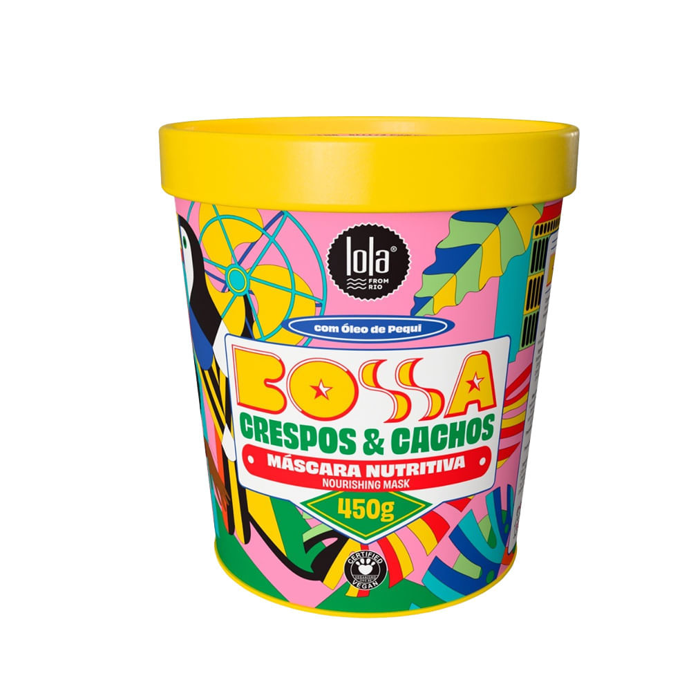 Máscara Nutritiva Lola Bossa Crespos e Cachos 450g