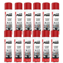 Kit 12 Lub Fast Desengripante Anticorrosivo Spray - 300ml