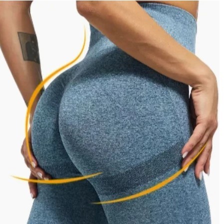 Kit 3 Calças Legging Feminina Academia Fitness Cintura Alta Levanta Bumbum Zero Transparência