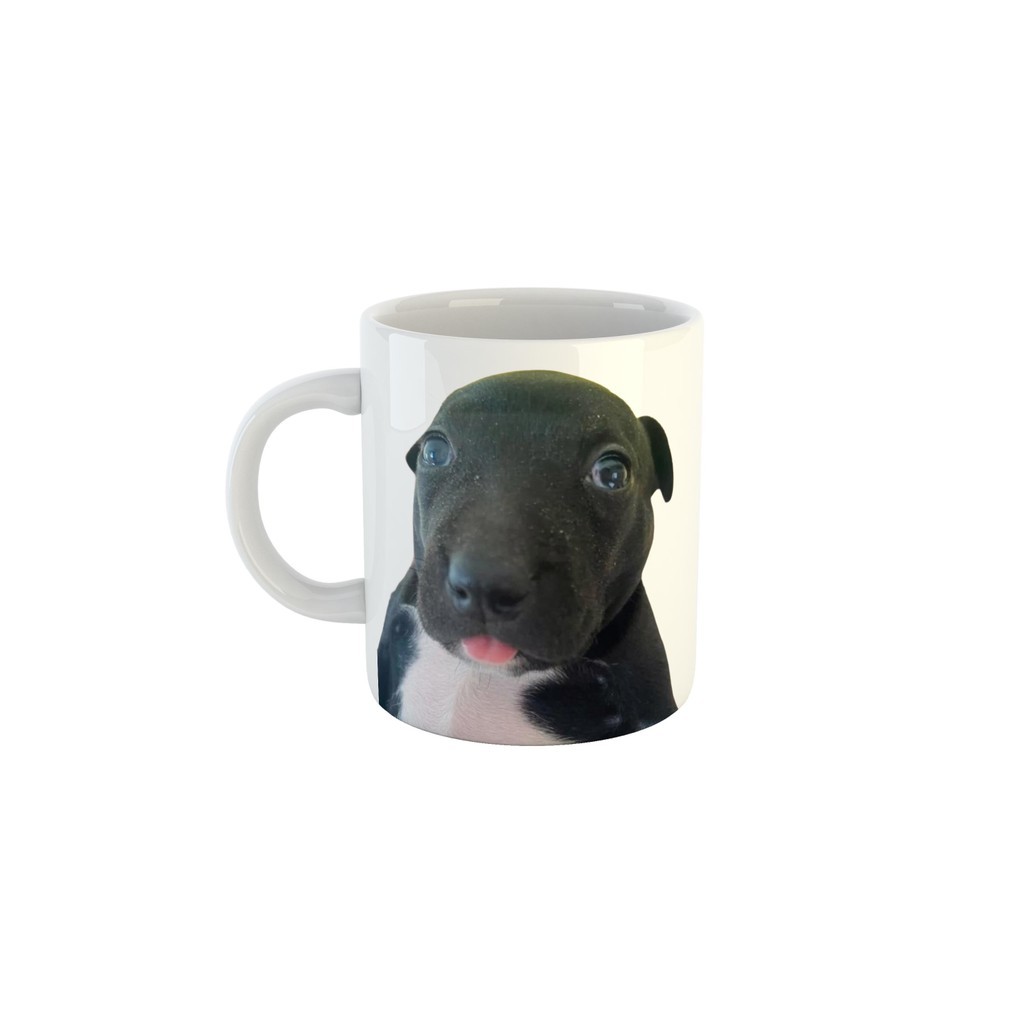 Caneca Meme Doguinho com Cara de Doido