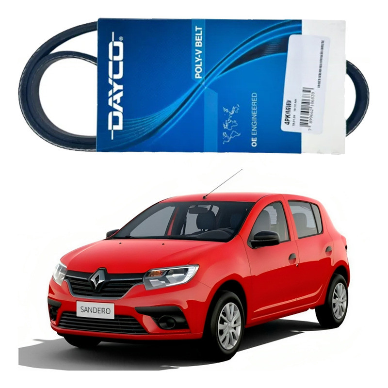 Correia Alternador Sandero 1.0 16v 2014 A 2016