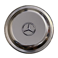 Sobre Tampa Cromada Cubo Dianteira MB Actros Novo c/ Emblema