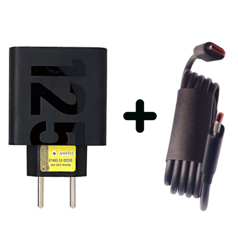 Carregador Turbo 125w Tipo C 68w tipo-c  Para Tudos os telefones celuares tipo-c em Oferta na Shopee