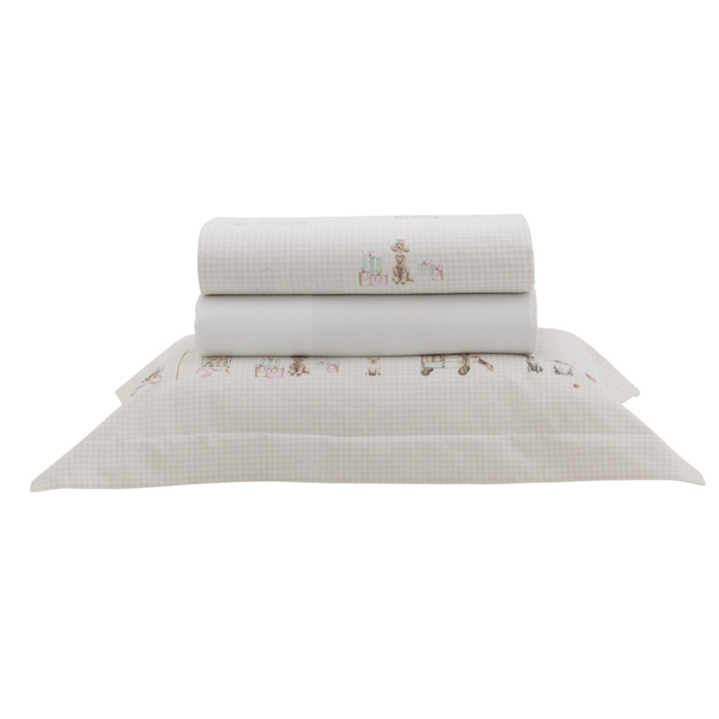 Jogo De Cama 200 Fios Vida Bela Kacyumara Lola em Oferta na Shopee