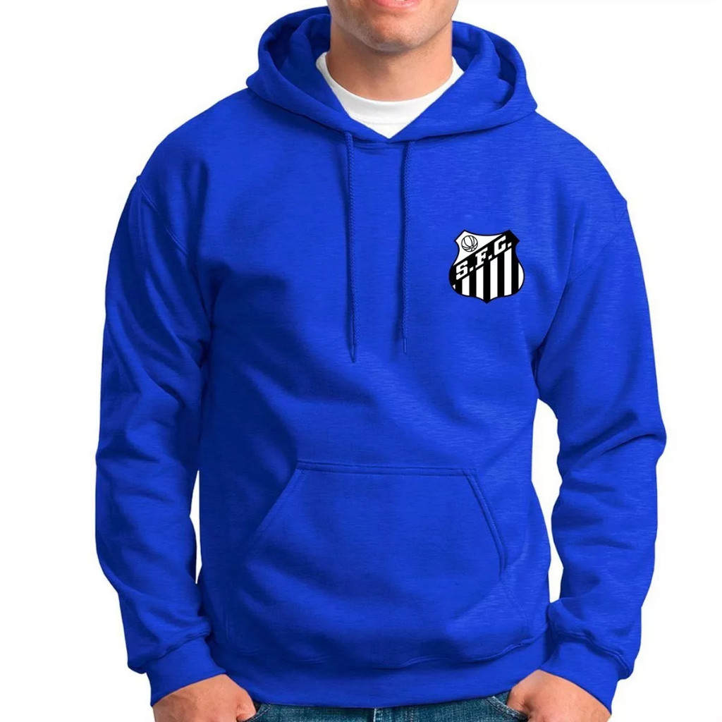 Blusa Moletom Santos Torcida Time De Futebol Blusa De Frio