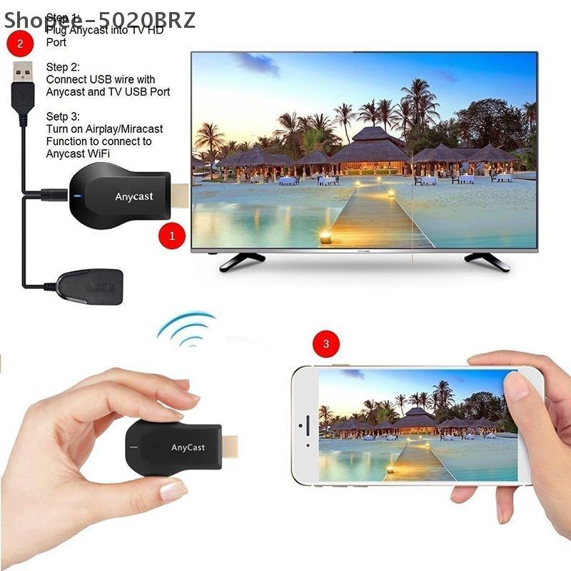 [THEBR] 4K 1080P M2 Plus Display WiFi Sem Fio Hdmi Compatível Com Receptor Dongle De TV Para DLNA Airplay Miracast AnyCa