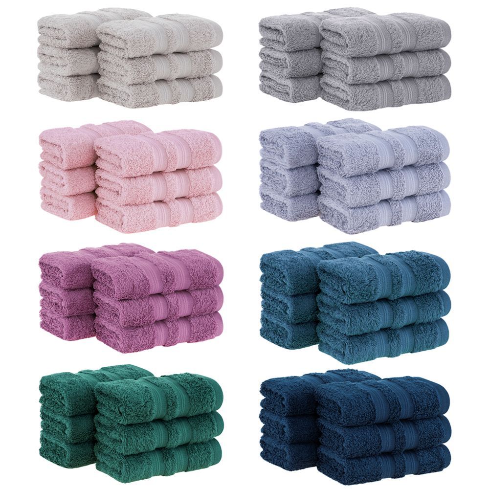 Kit 6 peças Toalha Lavabo Buddemeyer Algodão Egípcio em Oferta na Shopee